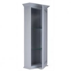 WG Wood Products Atwater 4.25 x 17 x 49.5 Primed Gray On the Wall Cabinet -Bathroom Cabinets Shop primed gray wg wood products bathroom wall cabinets atw 248 primed 4f 1000