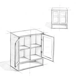 Simpli Home Draper 28 in. H x 24 in. W Double Door Wall Bath Cabinet in Pure White 14 Simpli Home Draper 28 in. H x 24 in. W Double Door Wall Bath Cabinet in Pure White -Bathroom Cabinets Shop pure white simpli home bathroom wall cabinets axcbcdrp 04 66 1000