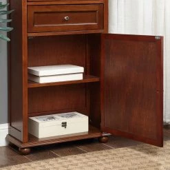 Home Decorators Collection Hampton Harbor 22 in. W x 10 in. D x 67-1/2 in. H Linen Cabinet in Sequoia -Bathroom Cabinets Shop sequoia home decorators collection linen cabinets bf 21892 sq 44 1000