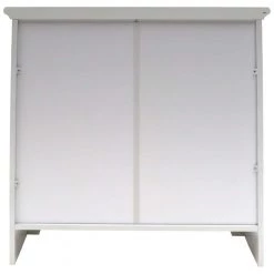 Redmon Contemporary Country 23.5 in. W x 11.75 in. D x 23.5 in. H Free Standing Double Door Cabinet With Shaker Panels in White -Bathroom Cabinets Shop shaker white redmon linen cabinets 5234wh 66 1000