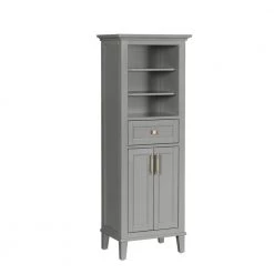 Home Decorators Collection Grayson 23 in. W x 16 in. D x 60 in. H Linen Cabinet in Storm Gray 16 Home Decorators Collection Grayson 23 in. W x 16 in. D x 60 in. H Linen Cabinet in Storm Gray -Bathroom Cabinets Shop storm gray home decorators collection linen cabinets 20305 lt23 st c3 1000
