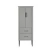 Home Decorators Collection Nova 23 in. W x 16 in. D x 60 in. H Storm Gray Linen Cabinet -Bathroom Cabinets Shop storm gray home decorators collection linen cabinets 21038 lt23 st 64 1000