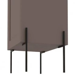 RST Brands Svedin 18 in. W x 13 in. D x 71 in. H Free Standing Tall Bathroom Linen Cabinet in Taupe 14 RST Brands Svedin 18 in. W x 13 in. D x 71 in. H Free Standing Tall Bathroom Linen Cabinet in Taupe -Bathroom Cabinets Shop taupe rst brands linen cabinets sl lcab 1 tpe 4f 1000