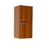 Fresca 12 in. W x 27-1/2 in. H x 12 in. D Bathroom Linen Storage Cabinet in Teak