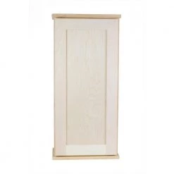 WG Wood Products Sarasota 15.5 in. W x 25.5 in. H x 5.25 D Unfinished Wood Surface Mount Wall Cabinet
