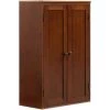 Unbranded 23.25 in. W x 11.75 in. D x 36 in. H Walnut Bathroom Storage Wall Cabinet -Bathroom Cabinets Shop walnut bathroom wall cabinets cw138557270 64 1000