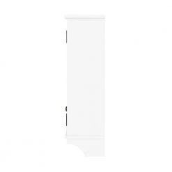 Alaterre Furniture Dover 27 in. W Shelf Wall Cabinet with Towel Rod and 2 Doors in White -Bathroom Cabinets Shop white alaterre furniture bathroom wall cabinets ando73wh 1f 1000