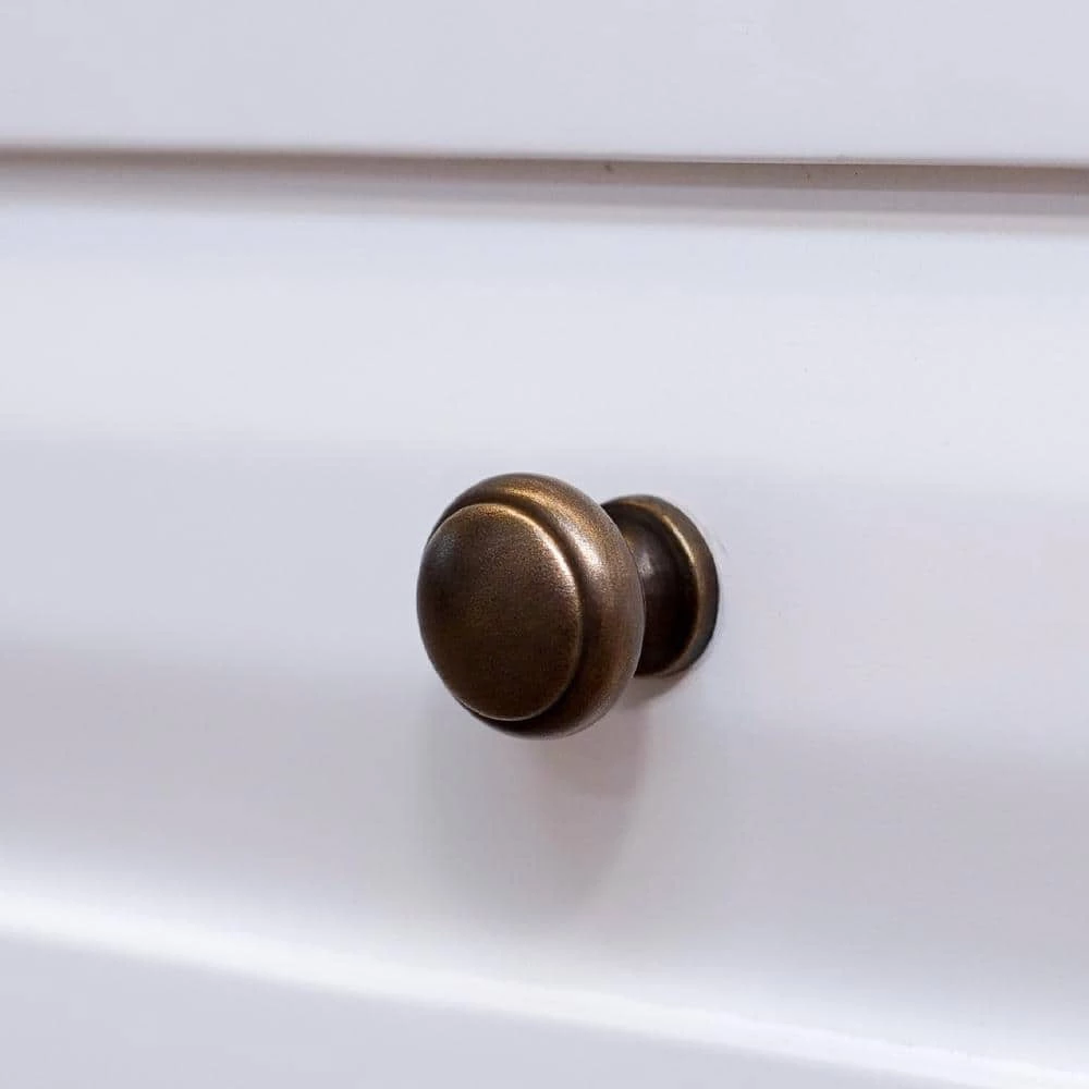 Alaterre Furniture Dorset 27 in. W Wall Mounted Bath Storage Cabinet with 2 Doors and Open Shelf in White 7 Alaterre Furniture Dorset 27 in. W Wall Mounted Bath Storage Cabinet with 2 Doors and Open Shelf in White - Image 5