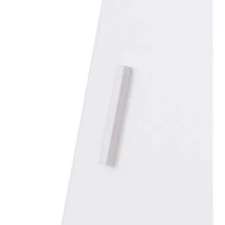 Basicwise Modern Long Bathroom Wall Mounted Cabinet in White -Bathroom Cabinets Shop white basicwise bathroom wall cabinets qi003551 w 44 1000