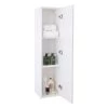 Basicwise Modern Long Bathroom Wall Mounted Cabinet in White -Bathroom Cabinets Shop white basicwise bathroom wall cabinets qi003551 w 64 1000