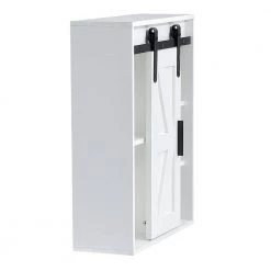 Unbranded 21.7 in. W x 7.9 in. D x 27.6 in. H Bathroom Storage Wall Cabinet White Wood Wall-Mounted 5-layer Storage Cabinet 17 Unbranded 21.7 in. W x 7.9 in. D x 27.6 in. H Bathroom Storage Wall Cabinet White Wood Wall-Mounted 5-layer Storage Cabinet -Bathroom Cabinets Shop white bathroom wall cabinets b914 bathst whi 1f 1000