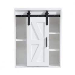 Unbranded 21.7 in. W x 7.9 in. D x 27.6 in. H Bathroom Storage Wall Cabinet White Wood Wall-Mounted 5-layer Storage Cabinet 16 Unbranded 21.7 in. W x 7.9 in. D x 27.6 in. H Bathroom Storage Wall Cabinet White Wood Wall-Mounted 5-layer Storage Cabinet -Bathroom Cabinets Shop white bathroom wall cabinets b914 bathst whi 4f 1000