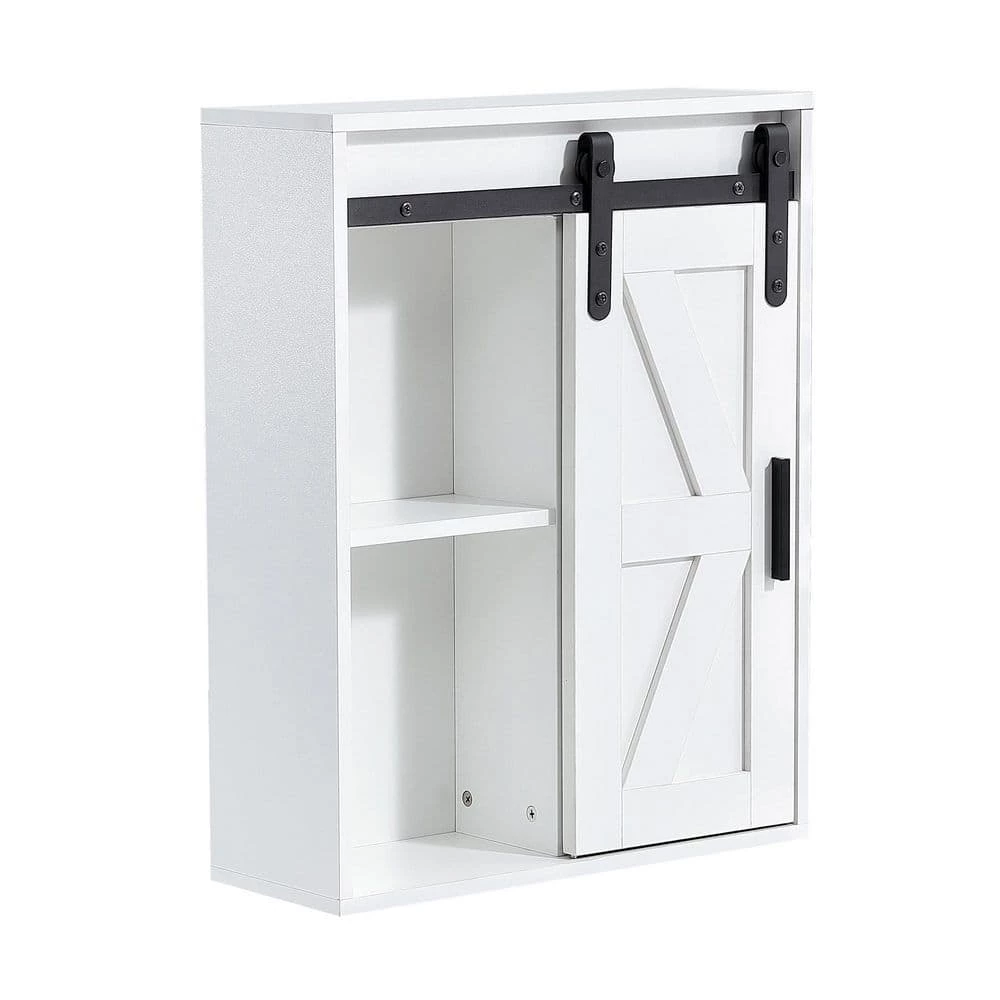 Unbranded 21.7 in. W x 7.9 in. D x 27.6 in. H Bathroom Storage Wall Cabinet White Wood Wall-Mounted 5-layer Storage Cabinet 3 Unbranded 21.7 in. W x 7.9 in. D x 27.6 in. H Bathroom Storage Wall Cabinet White Wood Wall-Mounted 5-layer Storage Cabinet