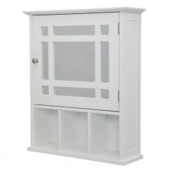 Tidoin 20 in. W x 6.5 in. D x 24 in. H White Wood Wall Storage Cabinet with Mirror 14 Tidoin 20 in. W x 6.5 in. D x 24 in. H White Wood Wall Storage Cabinet with Mirror -Bathroom Cabinets Shop white bathroom wall cabinets mix ydhg 979 1f 1000