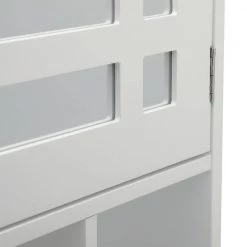 Tidoin 20 in. W x 6.5 in. D x 24 in. H White Wood Wall Storage Cabinet with Mirror 17 Tidoin 20 in. W x 6.5 in. D x 24 in. H White Wood Wall Storage Cabinet with Mirror -Bathroom Cabinets Shop white bathroom wall cabinets mix ydhg 979 76 1000