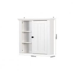Unbranded 20.86 in. W x 5.70 in. D x 19.92 in. H White Bathroom Wall Cabinet with 5 Shlef 12 Unbranded 20.86 in. W x 5.70 in. D x 19.92 in. H White Bathroom Wall Cabinet with 5 Shlef -Bathroom Cabinets Shop white bathroom wall cabinets sxb935618 1f 1000