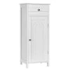CASAINC 12 in. W Wooden Storage Freestanding Floor Wall Cabinet with Drawer and Shelf -Bathroom Cabinets Shop white casainc bathroom wall cabinets hywy 66372wh 64 1000