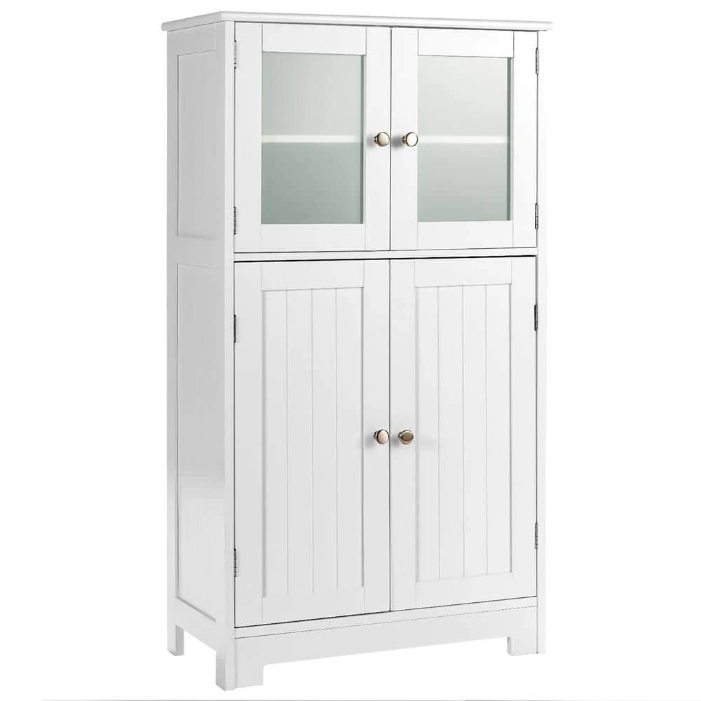 Costway 23 in. W White 2-Door Bathroom 2-Door Access DoorUnit 3 Costway 23 in. W White 2-Door Bathroom 2-Door Access DoorUnit