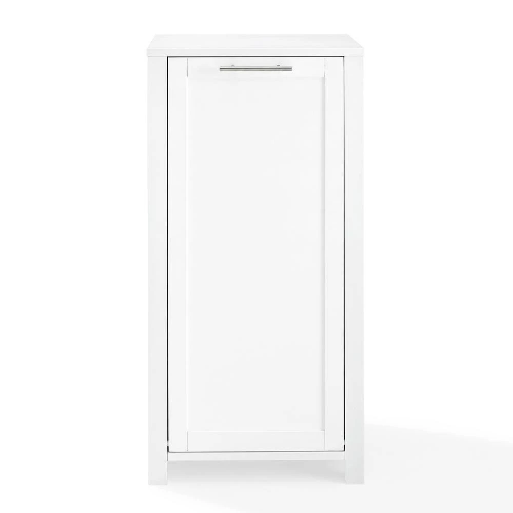 CROSLEY FURNITURE Savannah 18 in. W x 14 in. D x 35.5 in. H Linen Cabinet in White 4 CROSLEY FURNITURE Savannah 18 in. W x 14 in. D x 35.5 in. H Linen Cabinet in White - Image 2