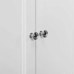 Elegant Home Fashions Broadway Two Door Wall Cabinet with Two Contemporary Style Doors -Bathroom Cabinets Shop white elegant home fashions bathroom wall cabinets elg 674 1f 1000