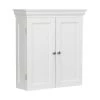 Elegant Home Fashions Broadway Two Door Wall Cabinet with Two Contemporary Style Doors 1 Elegant Home Fashions Broadway Two Door Wall Cabinet with Two Contemporary Style Doors -Bathroom Cabinets Shop white elegant home fashions bathroom wall cabinets elg 674 64 1000