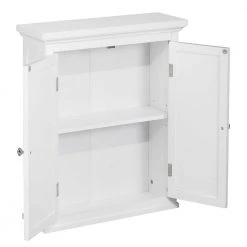 Elegant Home Fashions Simon 20 in. W x 24 in. H x 7 in. D Bathroom Storage Wall Cabinet with 2 Shutter Doors in White 12 Elegant Home Fashions Simon 20 in. W x 24 in. H x 7 in. D Bathroom Storage Wall Cabinet with 2 Shutter Doors in White -Bathroom Cabinets Shop white elegant home fashions bathroom wall cabinets hdt583 1f 1000