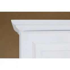 WG Wood Products Atwater 17 in. W x 4.25 in. D x 49.5 in. H White Enamel On the Wall Bathroom Storage Wall Cabinet -Bathroom Cabinets Shop white enamel wg wood products bathroom wall cabinets atw 248 white 1f 1000