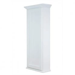 WG Wood Products Leesburg 4.25 x 15.5 x 31.5 White Enamel Bathroom Storage Wall Cabinet -Bathroom Cabinets Shop white enamel wg wood products bathroom wall cabinets lee 230 white 4f 1000