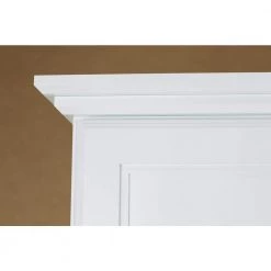 WG Wood Products Leesburg 4.25 x 15.5 x 43.5 Primed Gray Bathroom Storage Wall Cabinet -Bathroom Cabinets Shop white enamel wg wood products bathroom wall cabinets lee 242 white 1f 1000