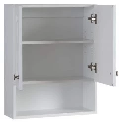 Glacier Bay Lancaster 20.5 in. W Wall Cabinet in White -Bathroom Cabinets Shop white glacier bay bathroom wall cabinets laoj25 wh 4f 1000