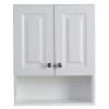 Glacier Bay Lancaster 20.5 in. W Wall Cabinet in White -Bathroom Cabinets Shop white glacier bay bathroom wall cabinets laoj25 wh 64 1000