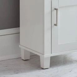 Glacier Bay Shaker Style 16 in. W x 12 in. D x 29.9 in. H Floor Cabinet in White -Bathroom Cabinets Shop white glacier bay linen cabinets 5337wwhd 1f 1000