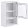 Gymax 14 in. W Wall Mounted Bathroom Wall Cabinet Storage Organize Hanging Medicine Adjustable Shelf White 1 Gymax 14 in. W Wall Mounted Bathroom Wall Cabinet Storage Organize Hanging Medicine Adjustable Shelf White -Bathroom Cabinets Shop white gymax bathroom wall cabinets gym02766 64 1000