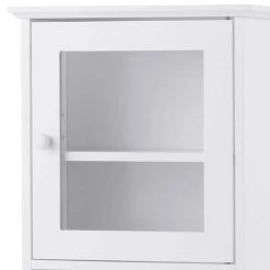 Gymax 14 in. W Wall Mounted Bathroom Wall Cabinet Storage Organize Hanging Medicine Adjustable Shelf White -Bathroom Cabinets Shop white gymax bathroom wall cabinets gym02766 76 1000