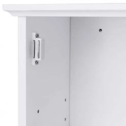 Gymax 14 in. W Wall Mounted Bathroom Wall Cabinet Storage Organize Hanging Medicine Adjustable Shelf White -Bathroom Cabinets Shop white gymax bathroom wall cabinets gym02766 fa 1000