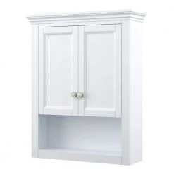 Home Decorators Collection Lamport 26 in. W x 32 in. H Wall Cabinet in White -Bathroom Cabinets Shop white home decorators collection bathroom wall cabinets lmww2632 c3 1000