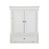 Home Decorators Collection Naples 26-1/2 in. W x 32-3/4 in. H x 8 in. D Bathroom Storage Wall Cabinet in White -Bathroom Cabinets Shop white home decorators collection bathroom wall cabinets nawo2633 64 1000