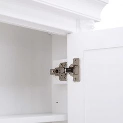 Home Decorators Collection Strousse 26 in. W x 30 in. H Wall Cabinet in White -Bathroom Cabinets Shop white home decorators collection bathroom wall cabinets srww2630 1f 1000