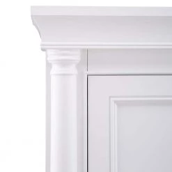 Home Decorators Collection Strousse 26 in. W x 30 in. H Wall Cabinet in White -Bathroom Cabinets Shop white home decorators collection bathroom wall cabinets srww2630 a0 1000