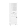 Home Decorators Collection Merryfield 20 in. W x 16 in. D x 65 in. H Floor Linen Tower in White -Bathroom Cabinets Shop white home decorators collection linen cabinets 19112 lt20 wt 64 1000