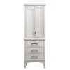 Home Decorators Collection Manor Grove 22 in. W x 15 in. D x 65 in. H Bathroom Linen Cabinet in White