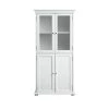 Home Decorators Collection Hampton Harbor 25 in. W x 14 in. D x 52-1/2 in. H Linen Cabinet in White 1 Home Decorators Collection Hampton Harbor 25 in. W x 14 in. D x 52-1/2 in. H Linen Cabinet in White -Bathroom Cabinets Shop white home decorators collection linen cabinets bf 20191 wh 64 1000