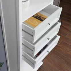 Home Decorators Collection Hampton Harbor 22 in. W x 10 in. D x 67-1/2 in. H Linen Cabinet in White -Bathroom Cabinets Shop white home decorators collection linen cabinets bf 21892 wh 1f 1000