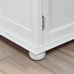 Home Decorators Collection Hampton Harbor 25 in. W x 14 in. D x 52-1/2 in. H Linen Cabinet with Drawer in White -Bathroom Cabinets Shop white home decorators collection linen cabinets bf 22673 wh 1f 1000