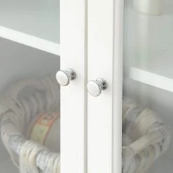 Home Decorators Collection Hampton Harbor Tall Cabinet 25 in. W in White -Bathroom Cabinets Shop white home decorators collection linen cabinets bf 23930 wh 1f 1000