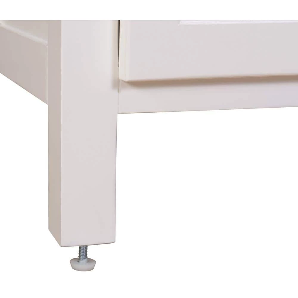 Home Decorators Collection Ridgemore 20 in. W x 65 in. H x 14 in. D Bathroom Linen Storage Cabinet in White 9 Home Decorators Collection Ridgemore 20 in. W x 65 in. H x 14 in. D Bathroom Linen Storage Cabinet in White - Image 7