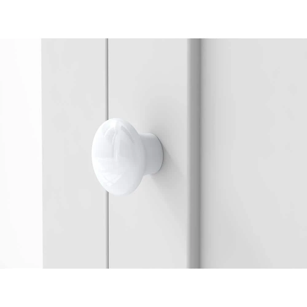 Home Decorators Collection Fremont 20 in. W x 14 in. D x 65 in. H Linen Cabinet in White 6 Home Decorators Collection Fremont 20 in. W x 14 in. D x 65 in. H Linen Cabinet in White - Image 4