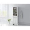 Home Decorators Collection Fremont 20 in. W x 14 in. D x 65 in. H Linen Cabinet in White 2 Home Decorators Collection Fremont 20 in. W x 14 in. D x 65 in. H Linen Cabinet in White -Bathroom Cabinets Shop white home decorators collection linen cabinets md l2121 64 1000