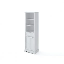 Home Decorators Collection Fremont 20 in. W x 14 in. D x 65 in. H Linen Cabinet in White 10 Home Decorators Collection Fremont 20 in. W x 14 in. D x 65 in. H Linen Cabinet in White -Bathroom Cabinets Shop white home decorators collection linen cabinets md l2121 c3 1000