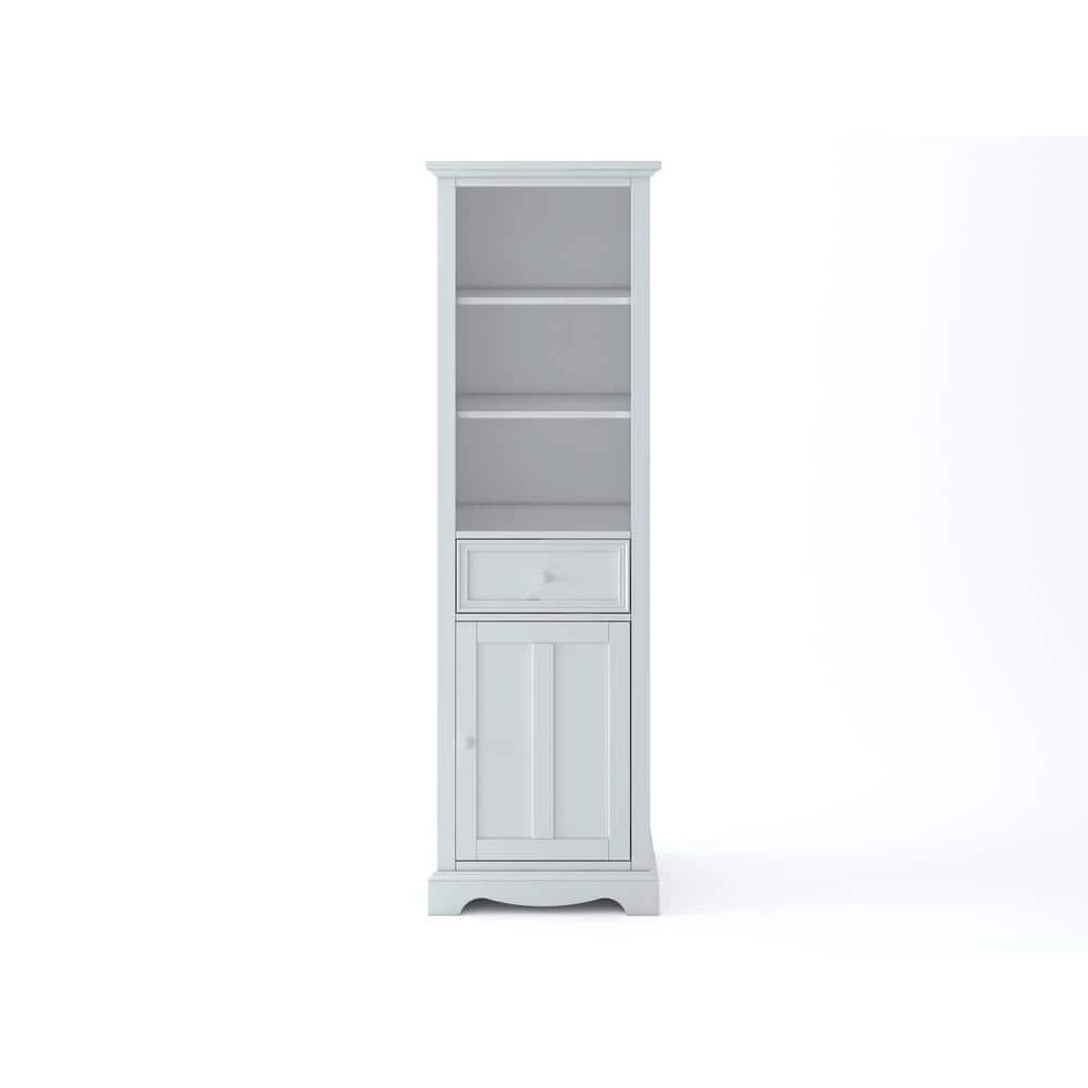 Home Decorators Collection Fremont 20 in. W x 14 in. D x 65 in. H Linen Cabinet in White 4 Home Decorators Collection Fremont 20 in. W x 14 in. D x 65 in. H Linen Cabinet in White - Image 2